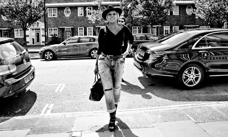 Mary J Blige arrives at RAK studios in St John's Wood, London, where she is recording her new album.